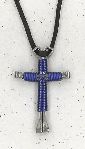 Royal Blue Disciple's Cross